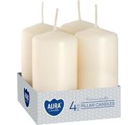 Bougie votive BISPOL Aura 9H 8CM SW40/80 ECRU 4pcs.