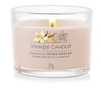 Bougie votive - YANKEE CANDLE - Vanilla Creme Brulee - Cire - Verre - Transparent