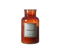 Bougie XXL en verre marron parfum amande (H25cm) - - ALTOBUY Marron G