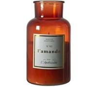 Bougie XXL en verre marron parfum amande (H25cm) - Altobuy Marron G