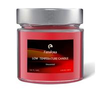 Bougies à basse température pour jeux avec de la cire, sans parfum, 50 °C, 180 g - FANALOKA (Rouge)