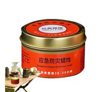 Bougies à combustion longue - Bougie chauffe-plat non parfumée, bougie coupe-vent | Bougie d'urgence de survie pour les pannes de courant, lanterne portable pour le camping, la randonnée, la pêche