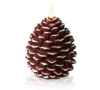 Bougies À Cône De Pin LED - Bougies De Cône En Pin Sans Flamme, Chandelle De Pignons À LED À Base De Batterie | Décoration De Vacances D'hiver Pour Table De Chambre À Coucher Maison De Maison De Salon