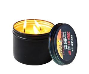 Bougies À Longue Durée Bougie À Combustion Lente En Pot Lampe 3 Mèches 36 Heures Imperméable Inodore Sans Fumée Décoration Maison Lumière Secours Pour Camping Pêche Et Survie