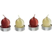 Bougies à réchaud en forme de boules, 4 pièces