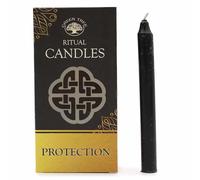 Bougies à rituel - Protection - Noires