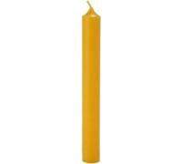 Bougies à tige en paraffine, 180/22 mm, jaune, KERZENFARM HAHN, durée de combustion env. 8h, 25 pièces par emballage