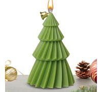 Bougies Arbre de Noël | Bougie Parfumée Cire en Forme de Sapin - Décor de Table d'Intérieur pour Maison Salle à Manger Bureau Événement Fête Fenêtre Femmes Propriétaires