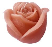 Bougies artisanales - Bourgeon de rose - Couleur rose - Non parfumée - 8 x 8 cm - Avec Sac Cadeau - Cereria Di Giorgio