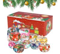 Bougies Aux Senteurs De Noël | 16 Pièces Veilleuse Diffuseur De Longue Durée - Bougies De Noël Sans Flamme | pour l'Automne, la Maison, la Table, la Fenêtre, Halloween, le Mariage, les Femmes,