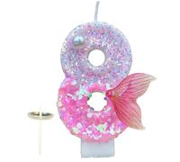 Bougies Avec Numéros Pour Gâteaux D'anniversaire, Numéros De Bougies D'anniversaire - Bougies Numériques Paillettes | Fournitures De Fête Cake Topper, Bougies Décoratives Pour Les Fête À Thème De