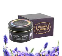 Bougies blanches pour le nettoyage spirituel, bougie de méditation à énergie positive,Bougie parfumée à énergie positive de méditation - Bougie de relaxation en cire de soja pour chambre à coucher, sa