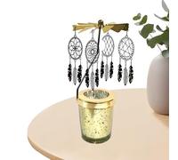 Bougies Bougeoir rotatif - Bougeoir Archange - Bougeoir rotatif en acier inoxydable - Décoration de table pour Noël, Saint-Valentin