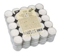 Bougies chauffe-plat, diamètre: 38 mm, blanc