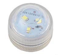 Bougies chauffe-plat LED submersibles, bougies flottantes étanches avec design en forme de dôme, fonctionne à piles, remplissage de vase en ABS transparent pour aquarium, mariage