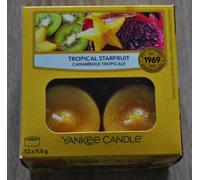 Bougies chauffe-plat Yankee Candle, Tropical Starfruit, 12 x 9,8 g, rares