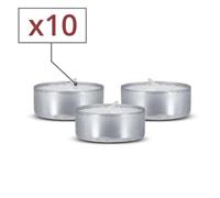 bougies chauffes plats 6h x 10