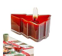 Bougies Chauffettes en Forme de Sapin de Noël | Décoration de Noël Originale - Décoration Fête pour Maison Bureau École - Idée Cadeau pour Fêtes d'Entreprise et