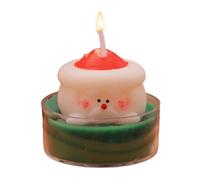 Bougies Christmas Flamme Bleue, Bougies En De Soja Artisanales Pour Noël, Ornement de Table pour Salon Chambre Mariage Maison