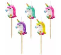 Bougies colorées d'un an - une décoration magique pour toutes les occasions ! Ajoutez de l'éclat à vos fêtes avec un lot de 5.
