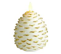 Bougies Cônes de Pin de Noël,Bougies Cônes de Pin Sans Flamme à Piles | Décorations Noël Action De Grâces Pour Cheminée Étagère Bibliothèque Chambre Salon Maison - Pour Étagère Chambre Salon Maison Ma