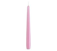 Bougies coniques 12 Rose 24 x 2,3 cm, Bougies Anti-Goutte, Bougies pour bougeoirs