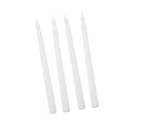 Bougies Coniques à LED Respectueuses de L'environnement, Bel éclairage Chaud, Bougie électriqueFlamme pour la Décoration du Festival, éclairage Longue Durée, Ensemble de 4 Pièces