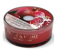 Bougies Cups Heart and Home Grenade Rubis