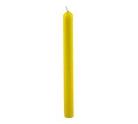 Bougies cylindriques Pleine Couleur Ø 1,9 cm 12 pièces - Jaune