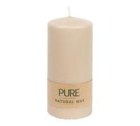 Bougies cylindriques « Pure Natural Wax », Ø 6 x 13 cm Natural Natural