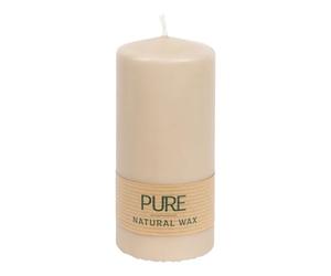 Bougies cylindriques « Pure Natural Wax », Ø 6 x 13 cm Natural Natural