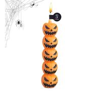 Bougies d Halloween | Bougie Parfumée Décoration Halloween à la Cire Crânienne - Pièces Centrales de Table Faites Main Décoratives pour Nouvel An Hiver Événement Vacances Église Salle d Étude