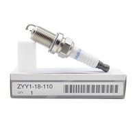 Bougies d'allumage Double Iridium 4/6PCS ZYY1-18110 FK16PR11/ Compatibles avec Mazda 2 3BK 1.3L ZJ-VE ZJ46 ZJ07 ZJ30 ZJ32 ZYY1-18-110 (4 pièces)