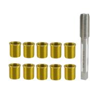Bougies d'allumage filetées avec inserts intérieurs M14 x 1,25 en acier rapide pour robinet d'allumage 15 mm Tête cylindrique Rethrea Outil manuel
