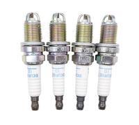 Bougies d'allumage flambant neuves BKUR6ET-10 2397, 4 pièces/lot, compatibles avec Audi Quattro S6 VW Passat B5 Beetle Golf Jetta BKUR6ET10 101000033AA Pièces automobiles Allumage
