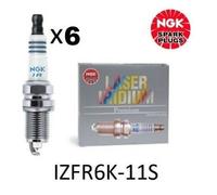 Bougies D'Allumage NGK LASER IRIDIUM IZFR6K-11S (5266) - Ensemble De 6