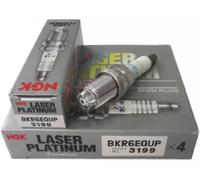 Bougies D'Allumage NGK LASER PLATINE - Ensemble De 4 - BKR6EQUP (3199)