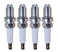 Bougies d'allumage pour BMW E46 E39 E83 E36 E63 E53 M54 M62 Z3 320/528 4 pièces Bougies d'allumage en Platine 12120037607 Bkr6Equp