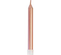 Bougies d'anniversaire 10 pièces or rose 7cm