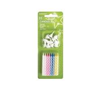 Amscan bougies d'anniversaire 6,3 cm 4-Couleurs 36 pièces Multicolor
