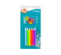 Bougies d'anniversaire arc-en-ciel colorées - 12 pièces, 8 cm, parfaites pour toutes les fêtes ! Créez une atmosphère inoubliable lors de votre fête d'anniversaire !