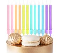 Bougies D'anniversaire Colorées 12 Pcs