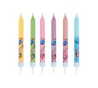 Disney Bougies d'anniversaire - Lot de 8 - Multicolore - 10 cm - Pour enfant