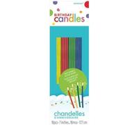 Bougies d'anniversaire scintillantes Bougies de gâteau - 18 pièces