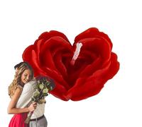 Bougies D'aromathérapie À Fleurs De Roses,bougies Parfumées En Forme De Roses - Bougies Parfumées Bougies Naturelles De La Saint-Valentin - Bougies Esthétiques Délicates Pour Femmes, Petite Amie,