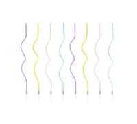 Bougies de gâteau Kudrlinka, mélange, 8pcs Party Deco