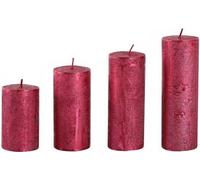 Bougies De L'avent 4Pcs, Rouge
