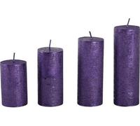Bougies De L'avent 4Pcs, Violet