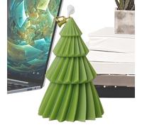 Bougies de Noël | Le parfum des paillettes de Noël offre une diffusion agréable. Décoration de bougie Moo pour votre étude ou votre chambre quelle que soit la saison | Maison faite à la main