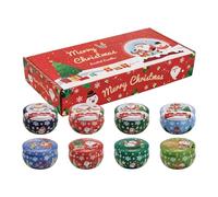 Bougies de Noël parfumées | Aromathérapie des vacances | Bougies parfumées festives | Pour les amateurs de parfum, dîner, fête, réunion de famille, détente, soirée, cheminée, chambre à coucher, chevet